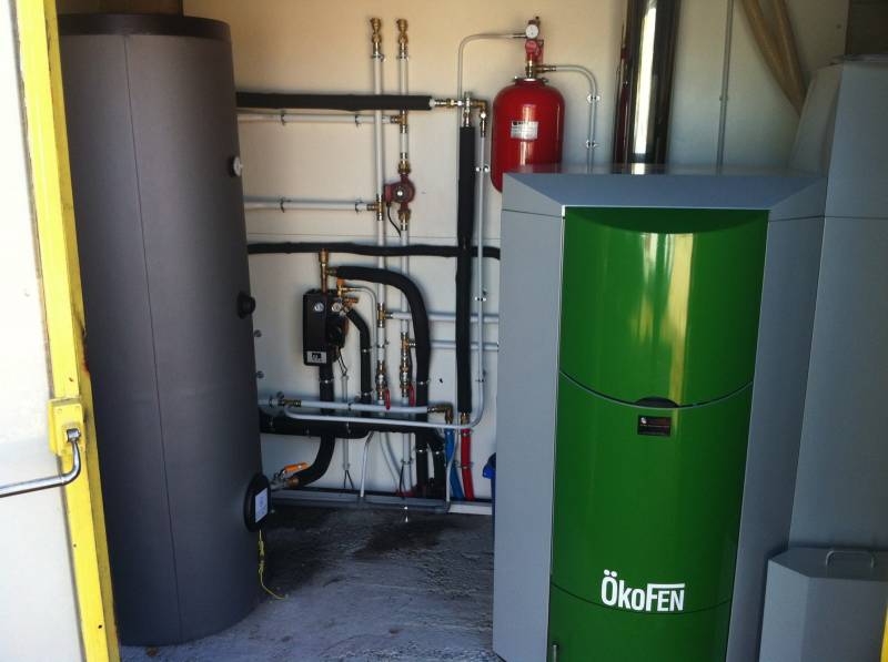 Chaudière Ökofen 48kW avec bollon ECS Solaire à Apt Luberon